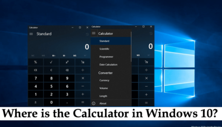 where is the calculator in windows 10