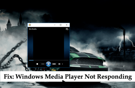 windows media player not responding