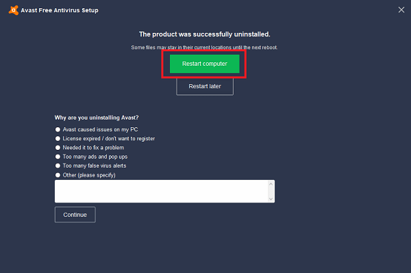 avast pro antivirus license expired pop up