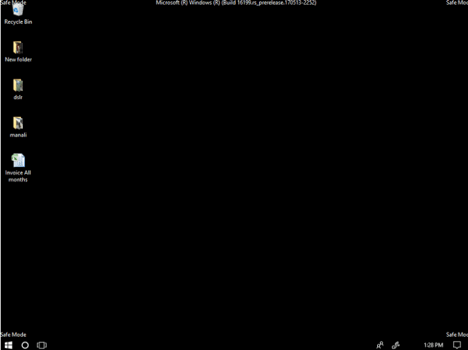 windows 10 safe mode desktop
