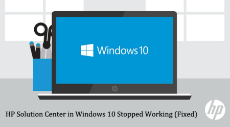 HP Solution Center in Windows 10