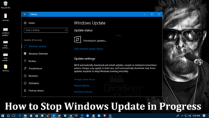 How to Stop Windows 10 Update in Progress