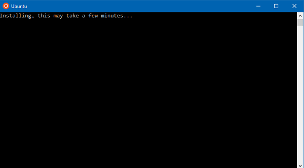 installing ubuntu in windows 10