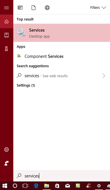 run services in windows 10