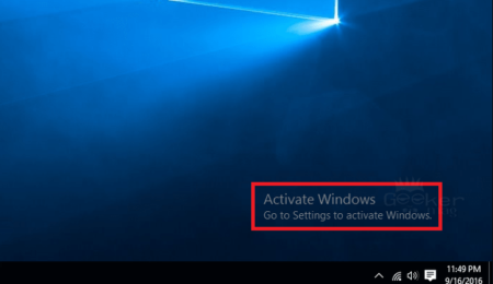 Remove Activate Windows 10 Watermark