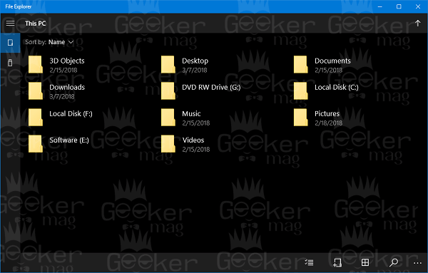 windows 10 file explorer dark theme