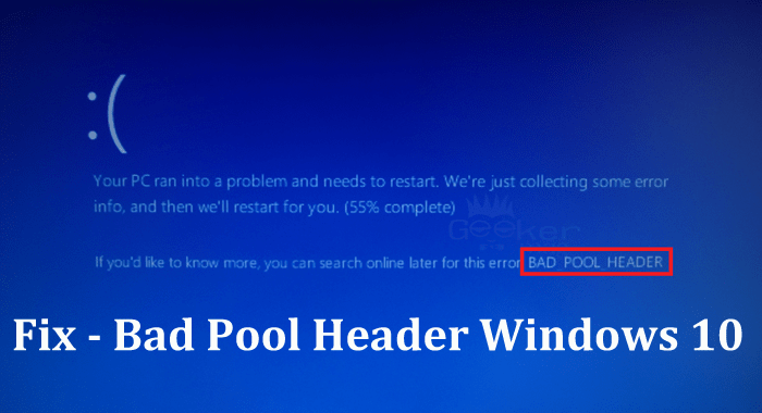 Bad object header windows 10 что это