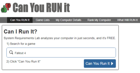 Can You Run It Fallout 4