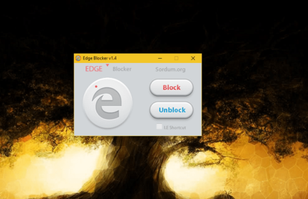 how to Block Edge in Windows 10 with Edge Blocker