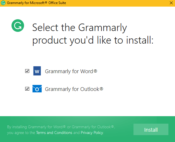 grammarly for word