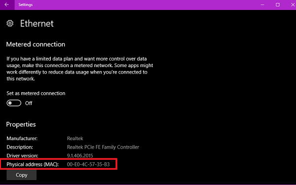 How to Find Mac Address of my Laptop in Windows 10  Four Ways  - 42