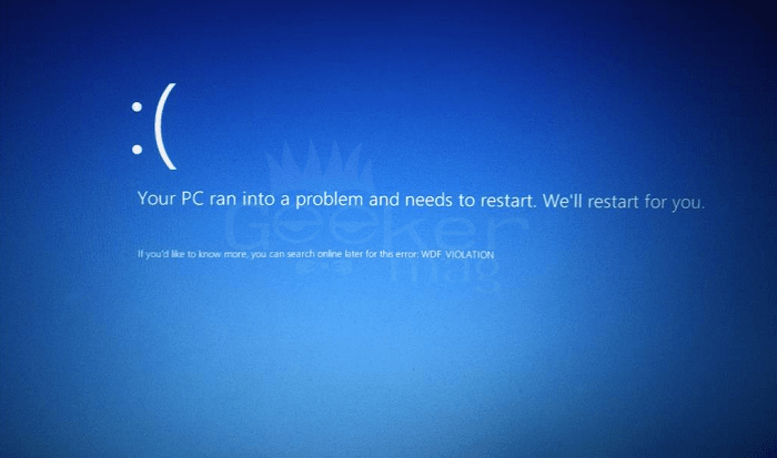 WDF_VIOLATION Windows 10