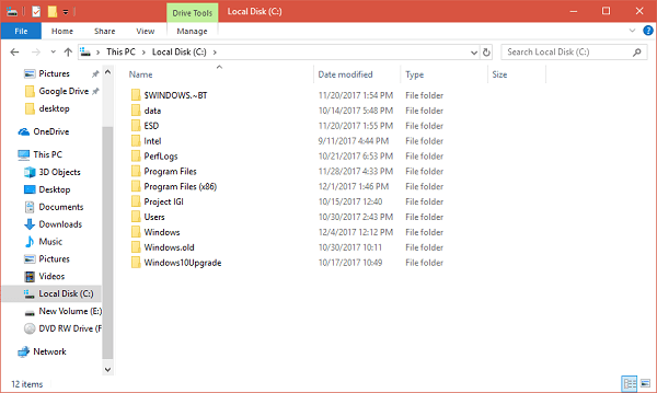 windows 10 file explorer - hide files