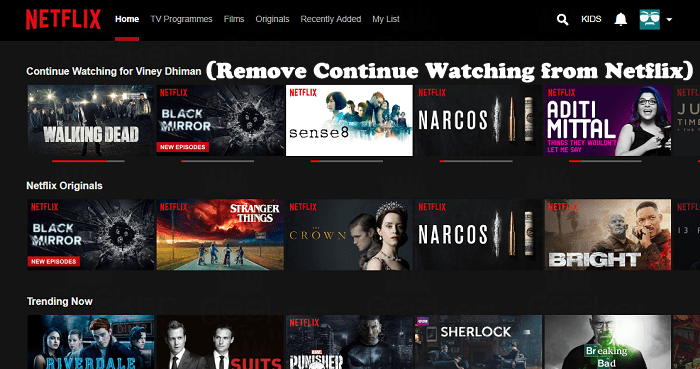 How to Remove Continue Watching from Netflix