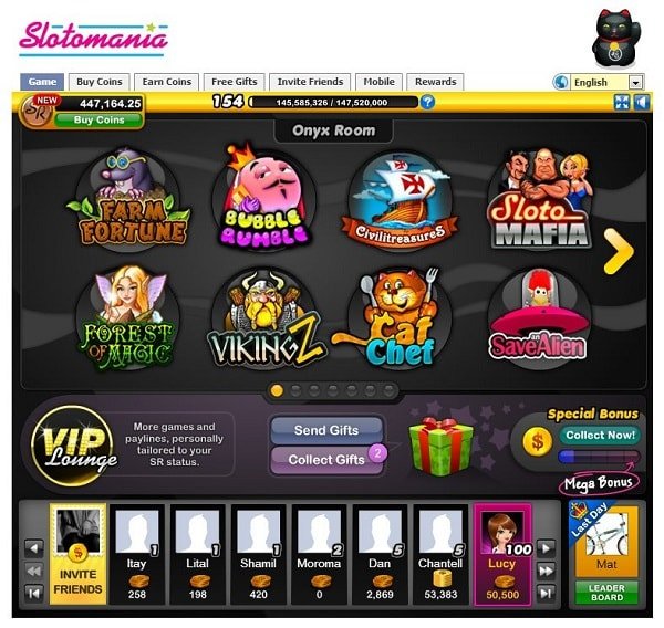 Slotmania Slot Machine for facebook