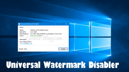 Universal Watermark Disabler - The Windows 10 Watermark Remover