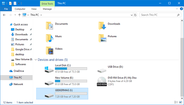 How to Add Remove USB Drive Partition in Windows 10 - 64