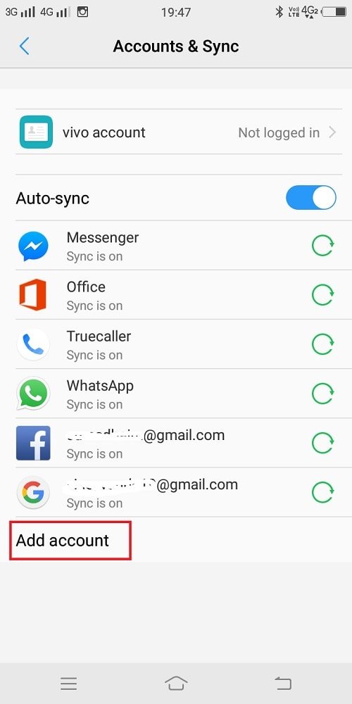 add google account to android phone