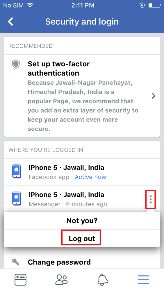 How To Logout Of Messenger On Iphone Android Tutorial