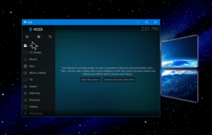 how to make kodi full screen in windows 10