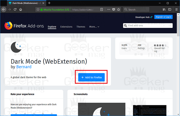 add firefox addon to browser