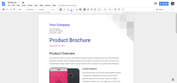 How to Make a Pamphlet Brochure on Google Docs  Easiest Method  - 43