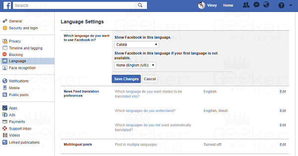 How to Change Facebook Language to English or to any other  2022 - 34