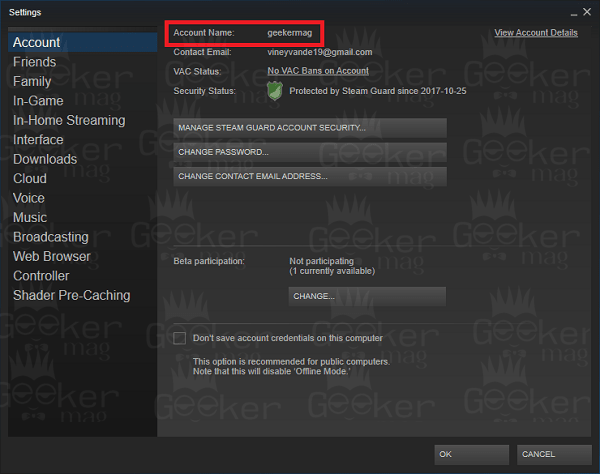 change steam account name