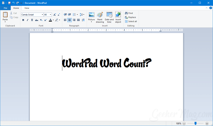 how to spell check in word pad