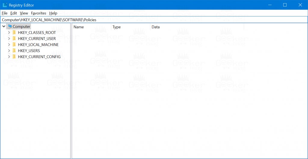 registry editor address bar in windows 10