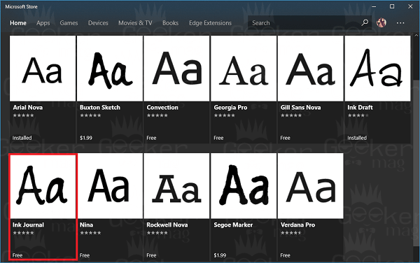 Install   Use Fonts in Windows 10 from Microsoft Store - 87