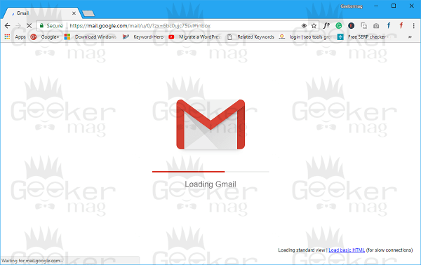 loading new gmail