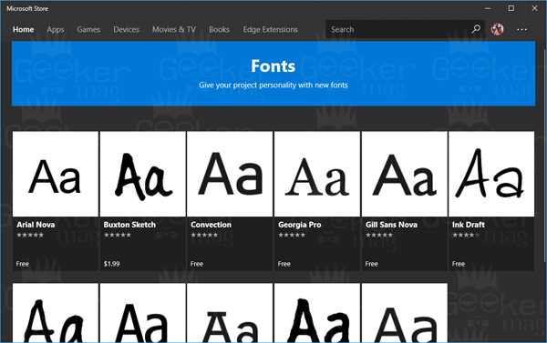 Install   Use Fonts in Windows 10 from Microsoft Store - 61