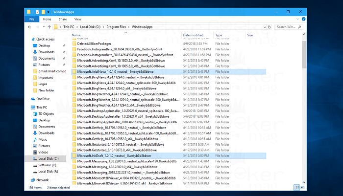 Where Windows Store Fonts Stored in Windows 10  - 6