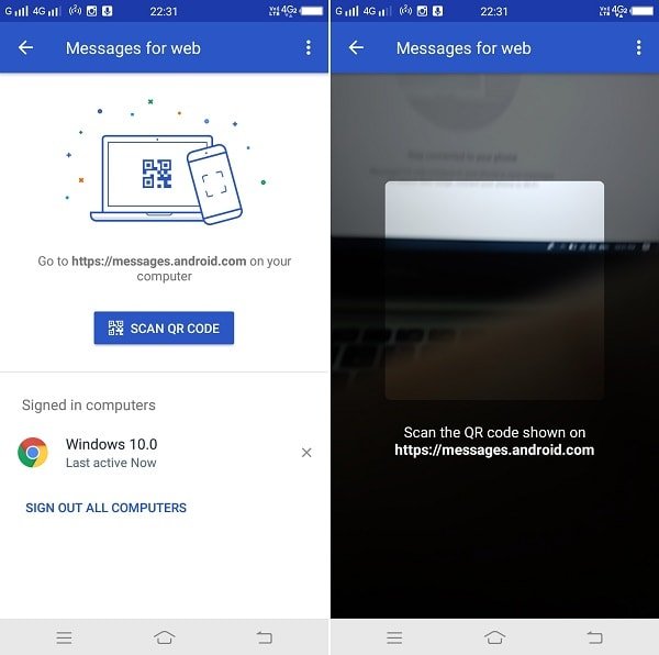 Using Android Messages Send Text Message From Computer - 88