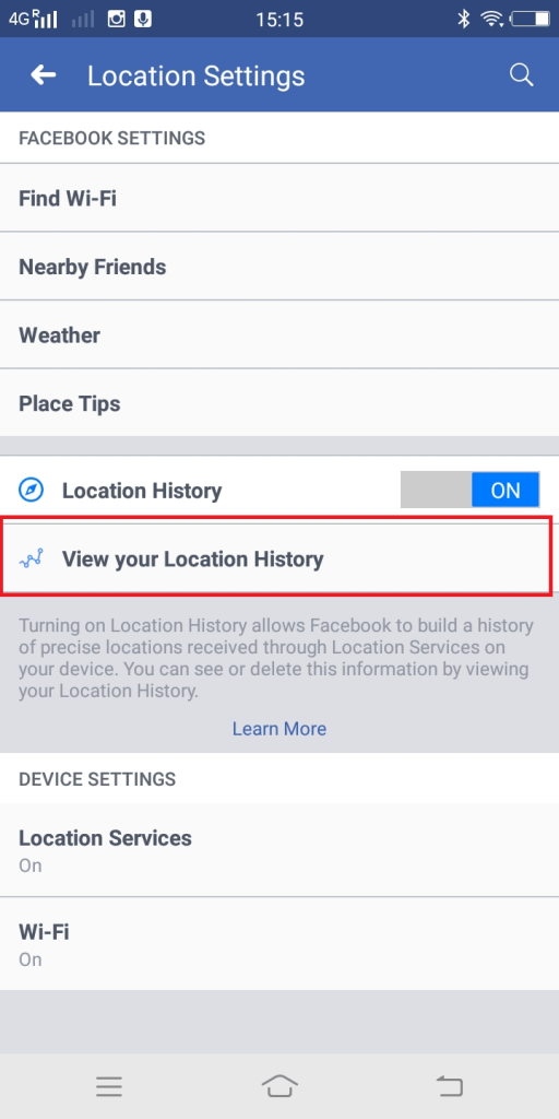 How to View  Disable  Delete and Turn Off Facebook Location History - 10