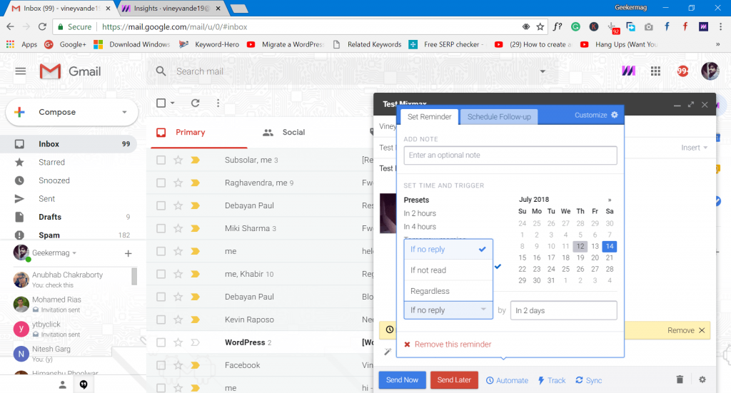 How to Schedule an Email in Gmail using Mixmax - 23