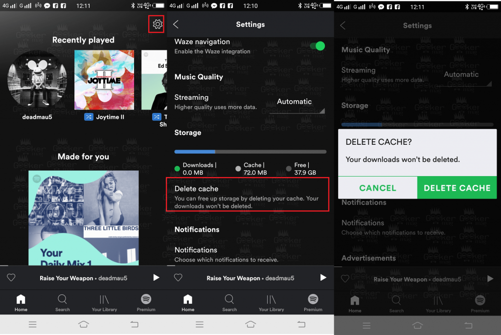How to Clear Spotify Cache  And Stop it to Download Music - 14