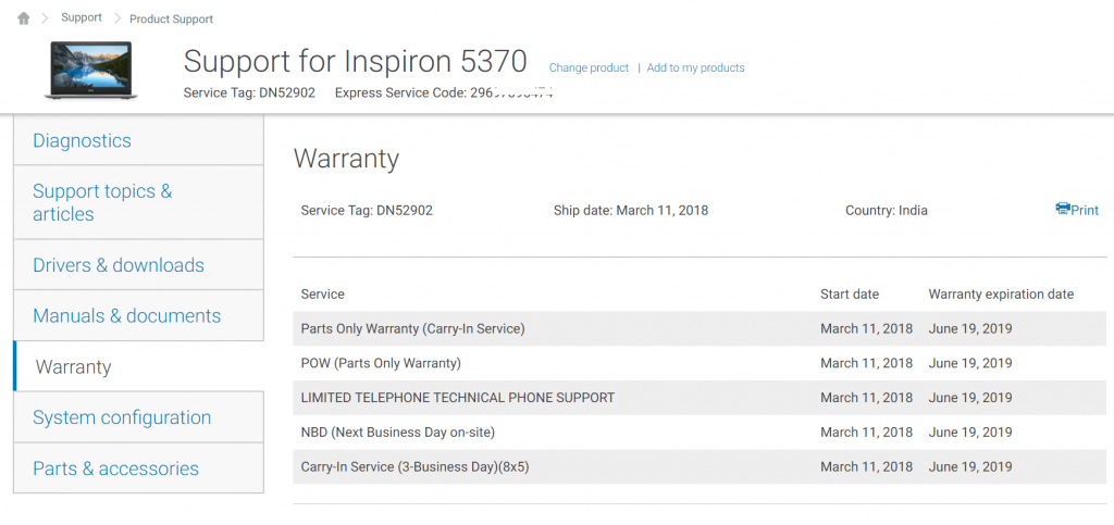 Dell Extended Warranty Cost 2020