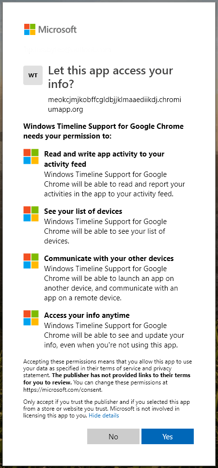Integrate   Enable Windows 10 Timeline in Chrome and Firefox - 67