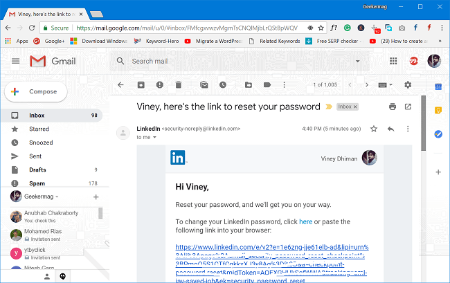 How to Recover Linkedin Forgot Password - 99