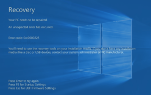 How to Fix Error Code 0xC0000225 in Windows 10