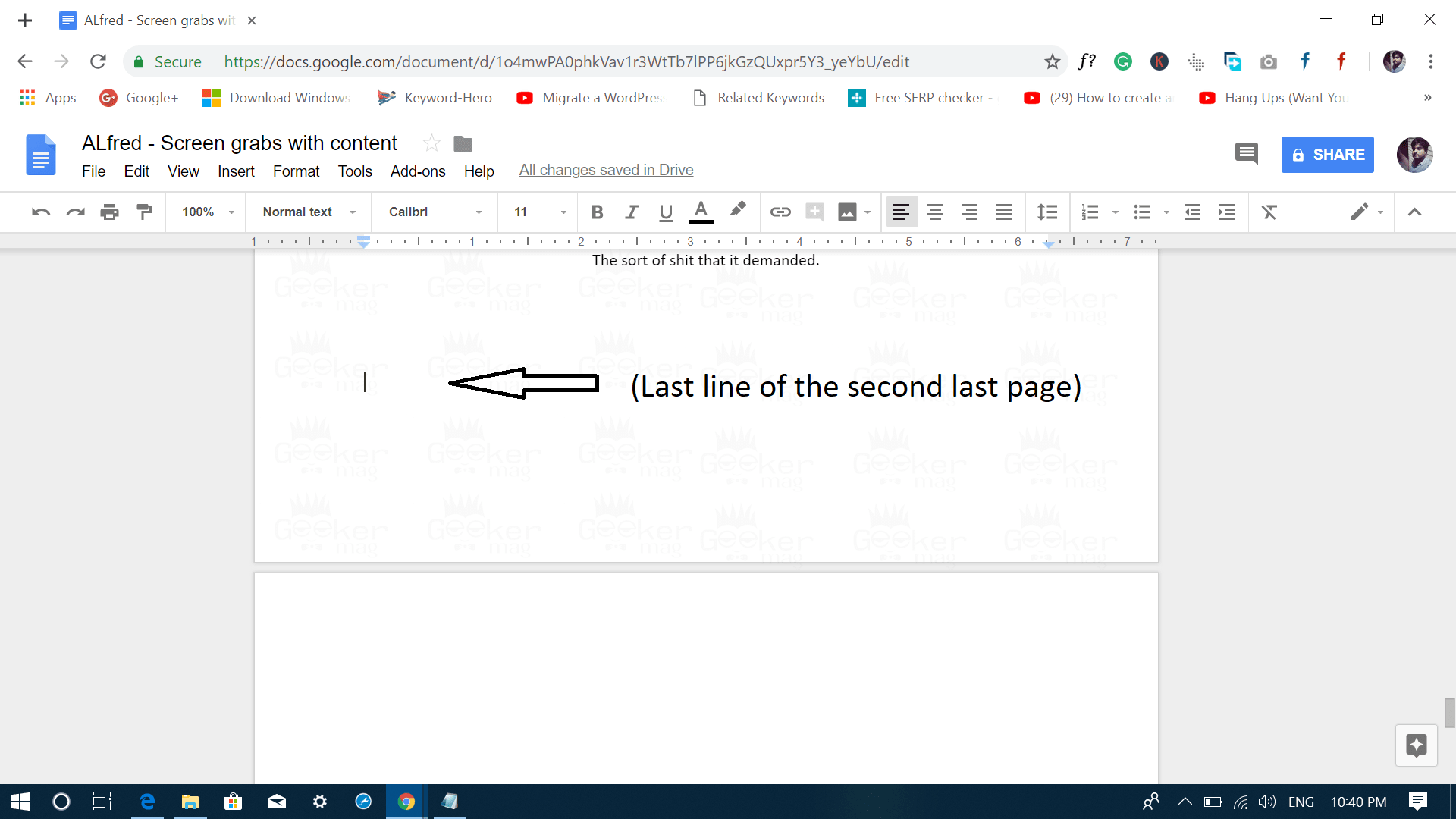 How To Get Rid Of A Second Page On Google Docs