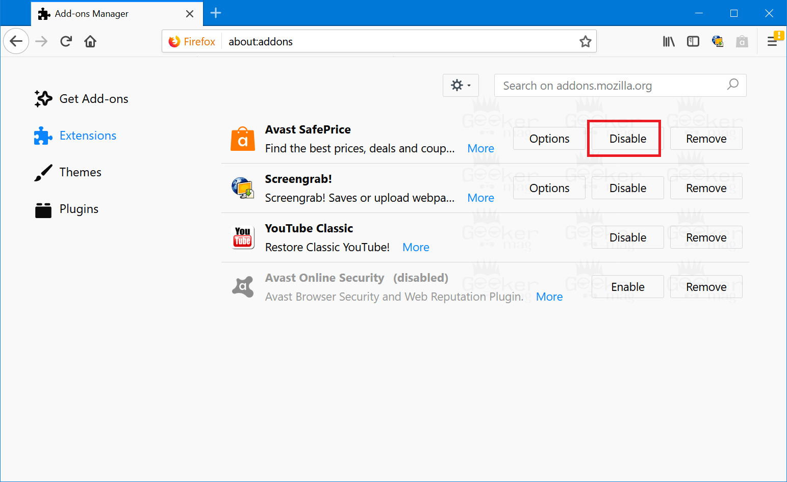 how to get rid of avast browser