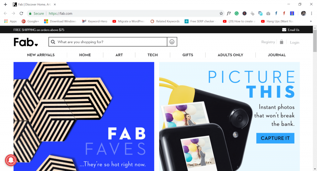 34 Best Online Shopping Sites Like Wish Com 2022   Fab 1024x551 