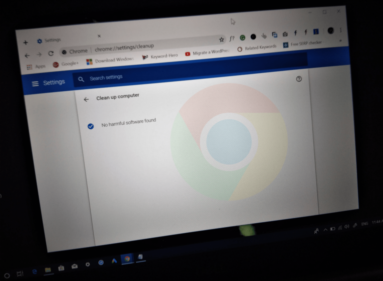 How to start and run cleanup tool within google chrome