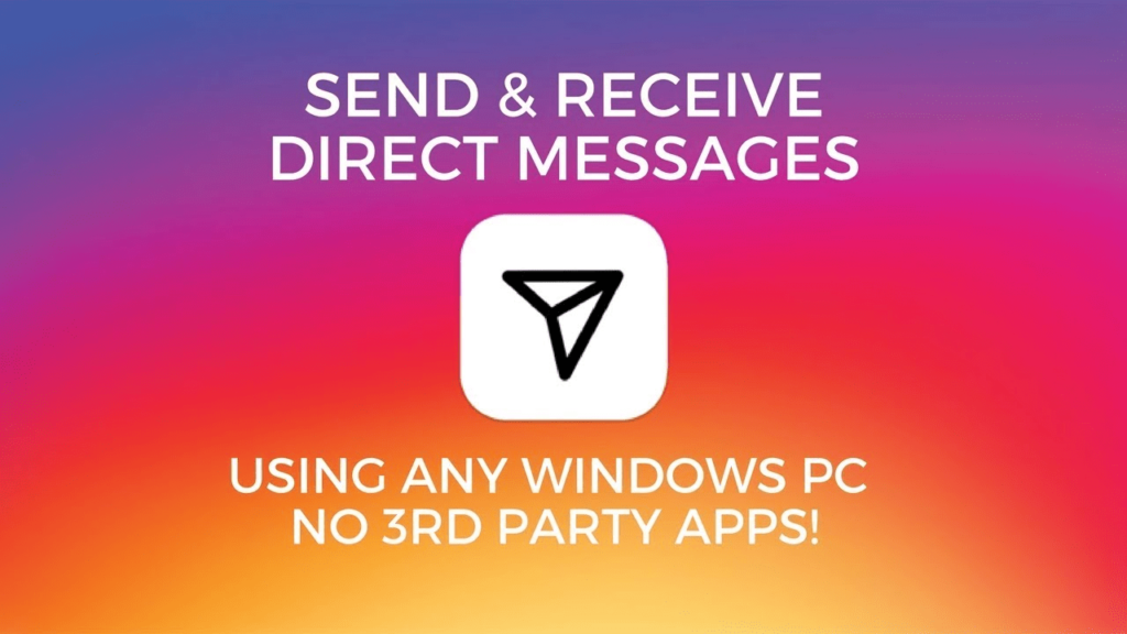 Send Direct Message  DM  on Instagram from Windows 10 PC  Know How  - 11