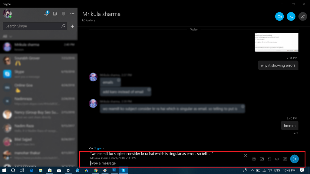 Fix   Quote Message in Skype app for Windows 10 Not Working - 49