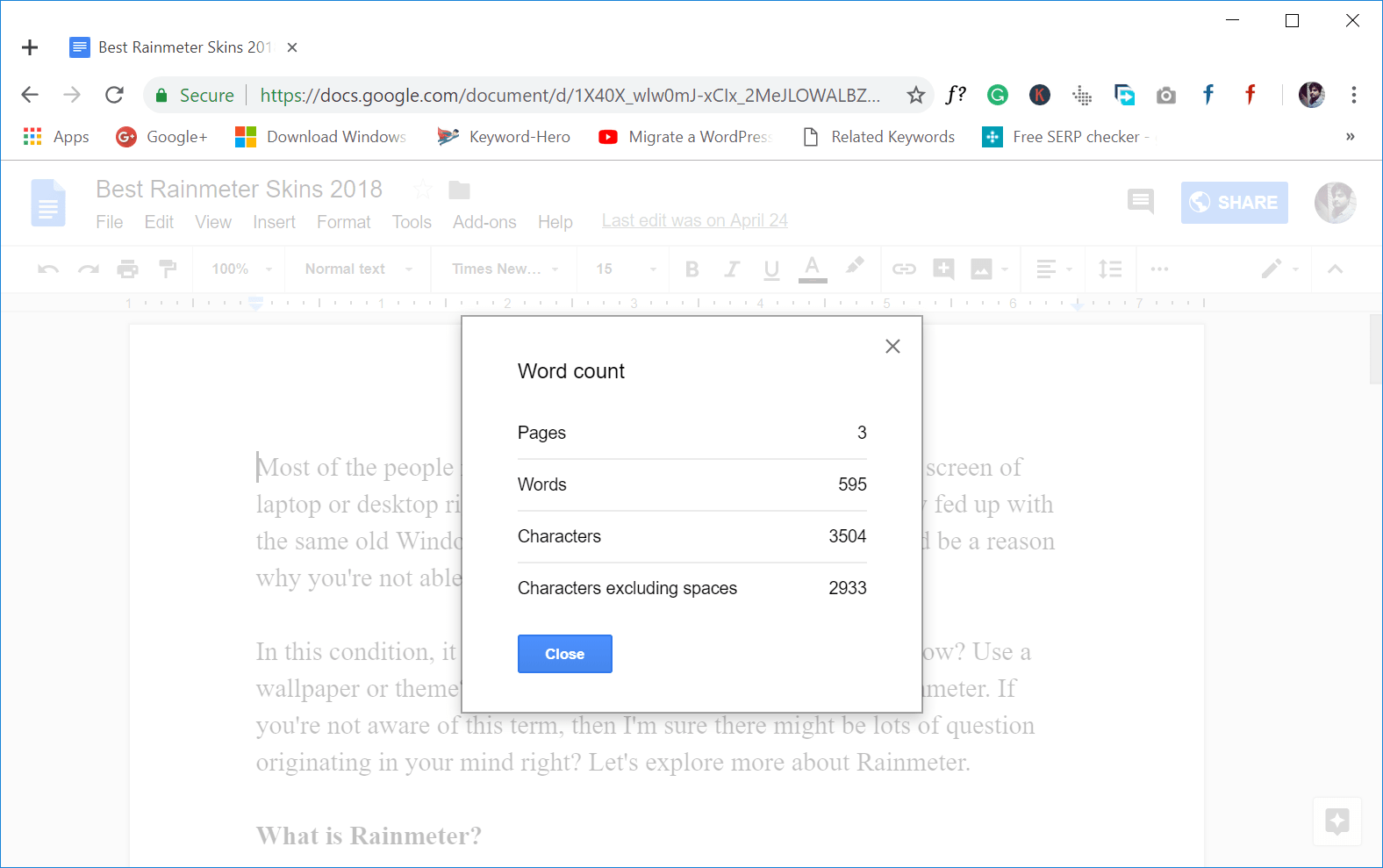 How to Check Word Count on Google Docs  Updated Steps  - 16