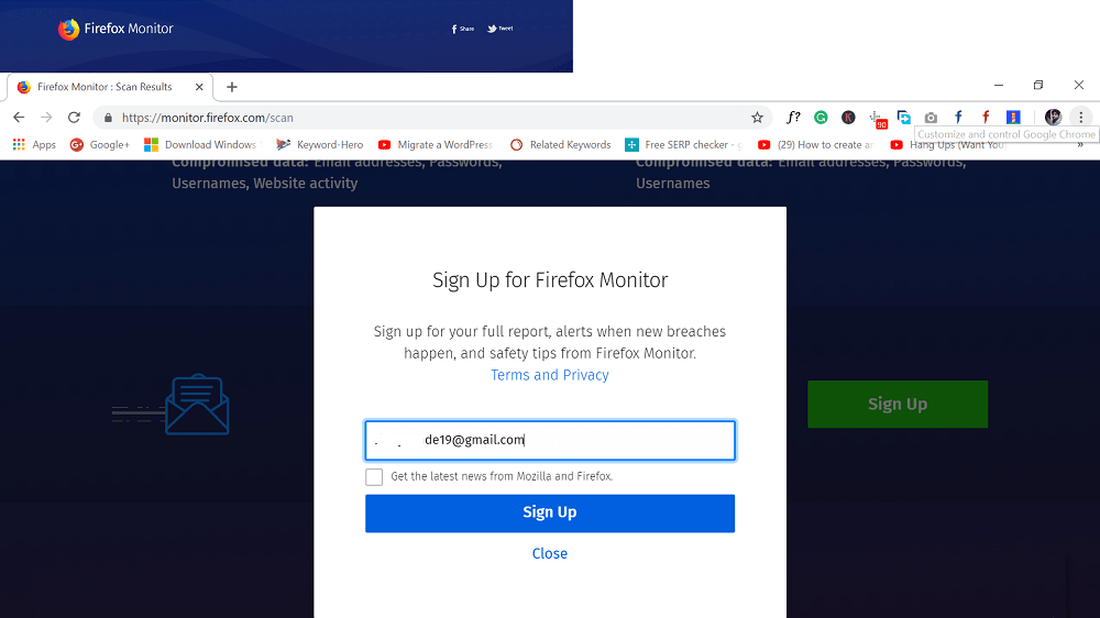 Have You Been Pwned  Resolve Data Breach with Firefox Monitor  Tutorial  - 18